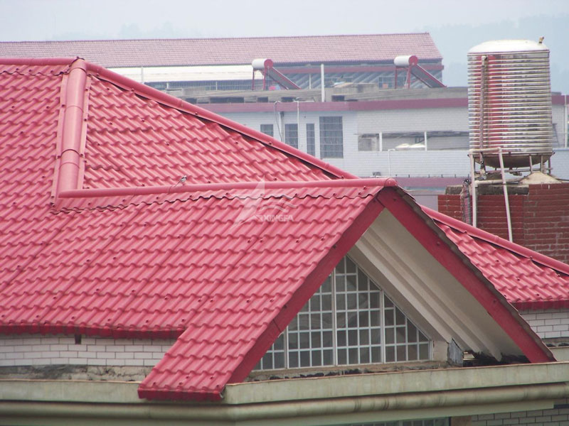 新型屋面建材合成樹脂瓦，傳統(tǒng)建筑用瓦的傳承替代建筑材料